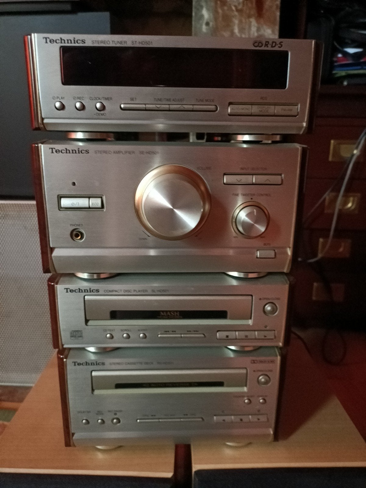 Chaîne Hi-Fi TECHNICS HD501, Autres marques, Micro chaîne, Deck cassettes ou Lecteur-enregistreur de cassettes, Comme neuf