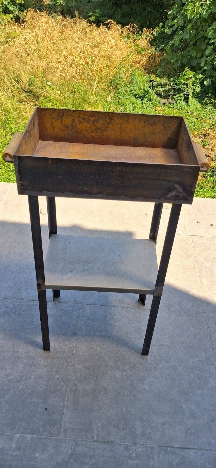 Barbecue en fer de 5 mm d'épaisseur NOUVEAU ! ! !, Jardin & Terrasse, Barbecues au charbon de bois, Enlèvement