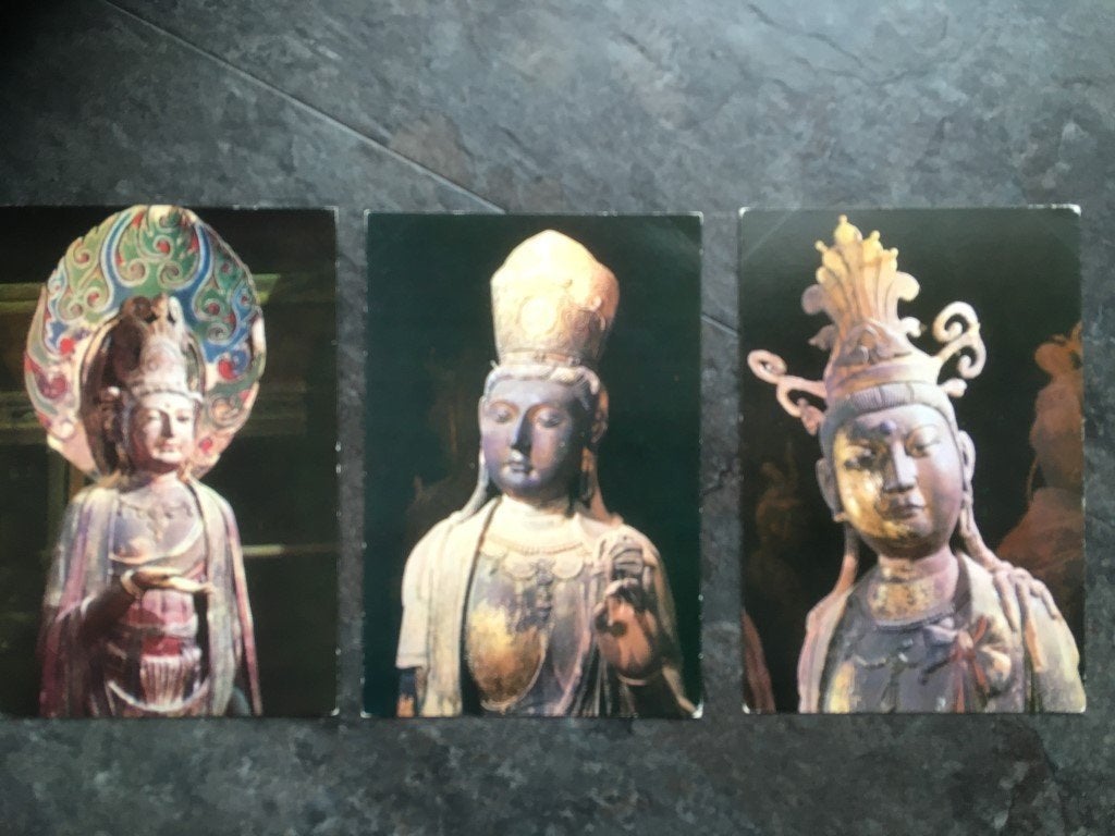 3 kaarten China - Hua yen Monastery. Tatung. Liao, Ophalen of Verzenden