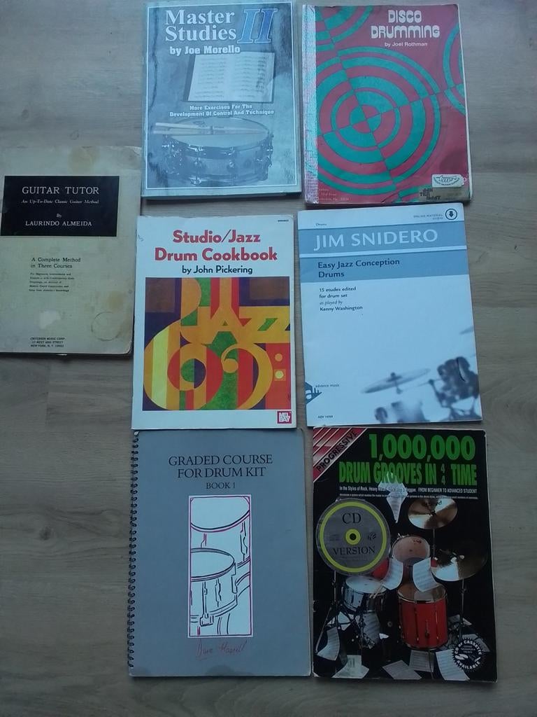 Drumboeken, Ophalen of Verzenden