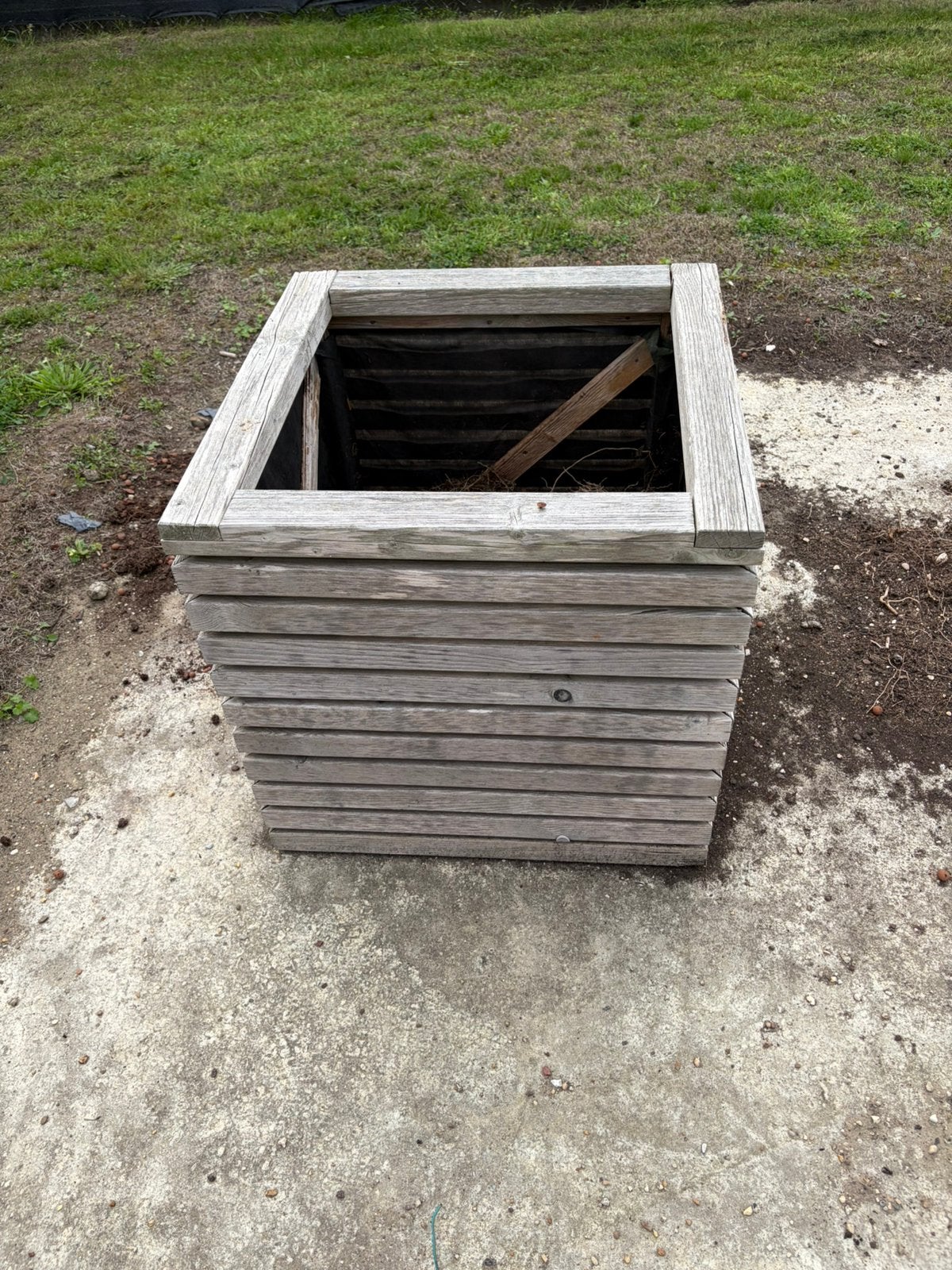 Bloembak 60 breed 60 hoog 60 diep, Tuin en Terras, Ophalen, Zo goed als nieuw
