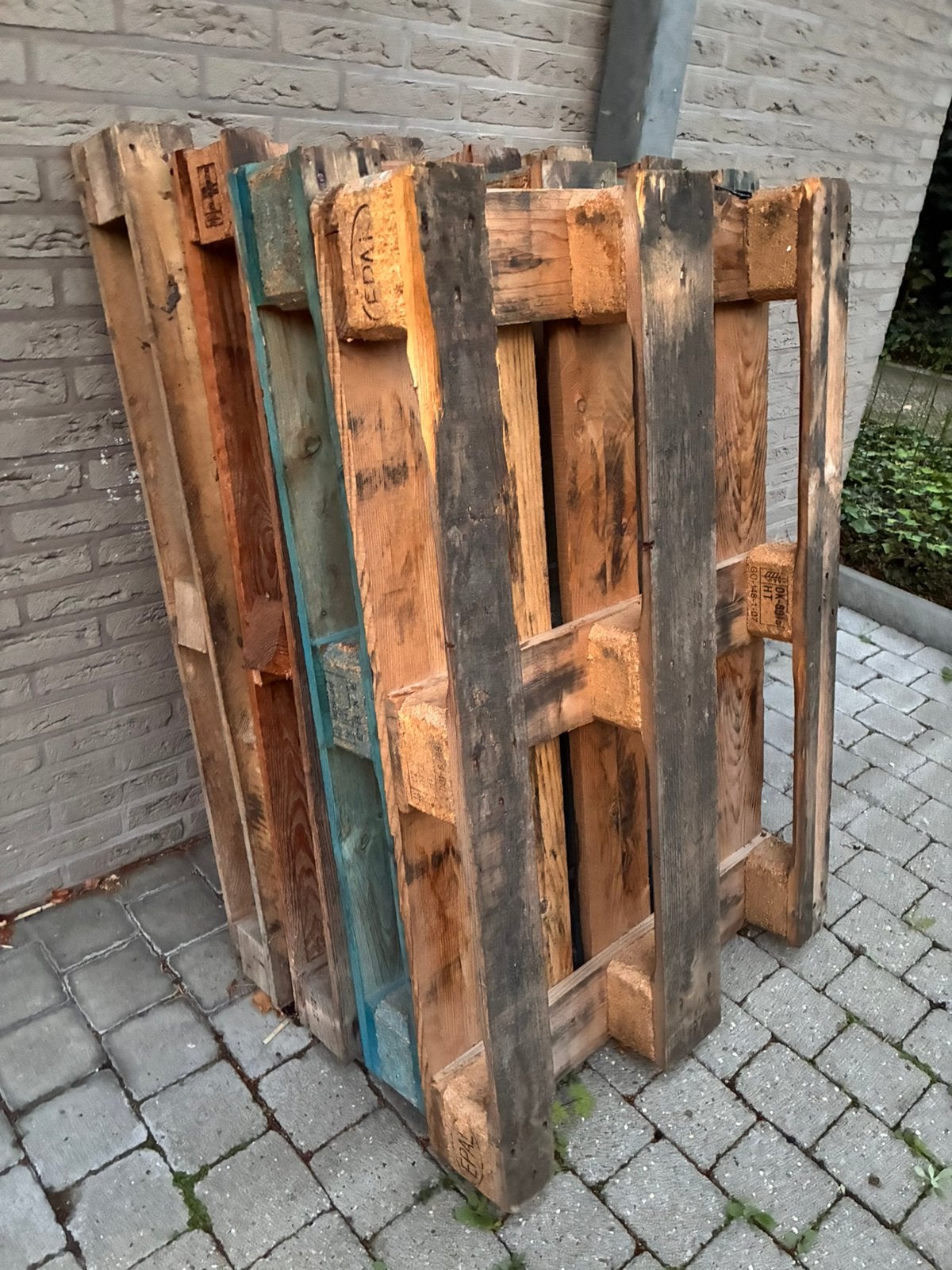 Gratis palletten, Ophalen, Zo goed als nieuw