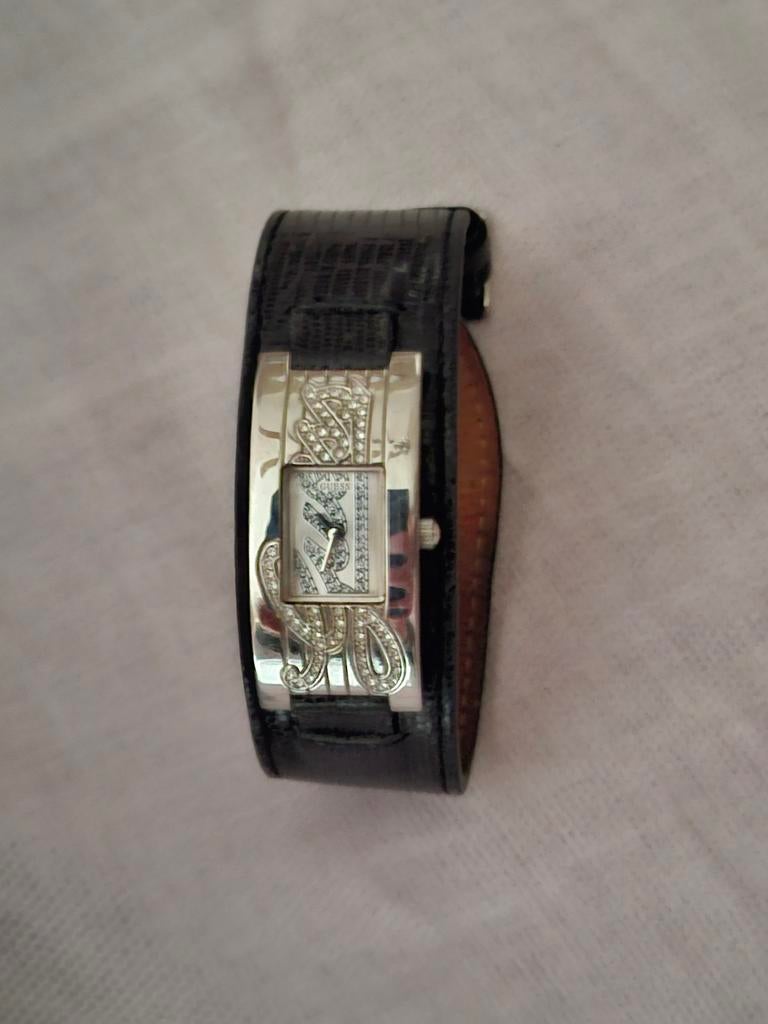 Horloge van Guess, Leer, Staal, Guess, Polshorloge