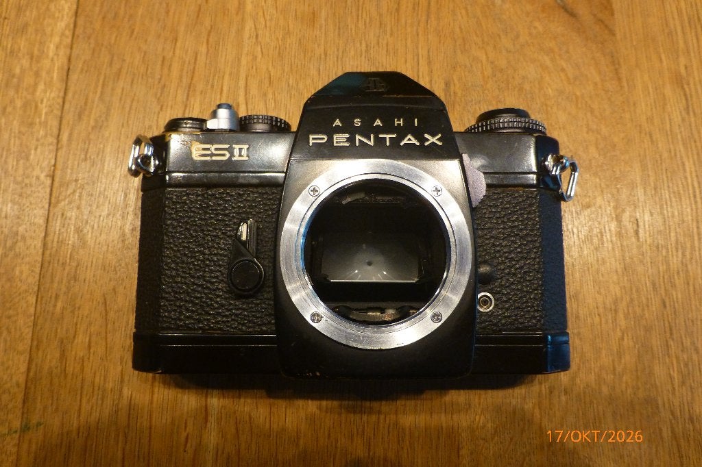 Asahi Pentax ES II + lens , volledig functioneel + extra's, Audio, Tv en Foto, Ophalen of Verzenden, Gebruikt, Spiegelreflex, Pentax
