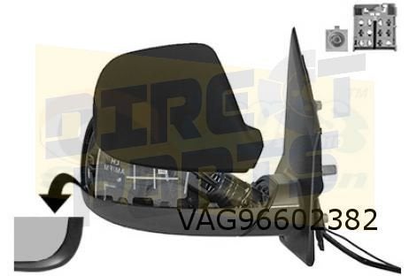 Volkswagen T6 (7/15-11/19) spiegel Rechts (elb./verwarmd) (z, -, Volkswagen, -, Nieuw