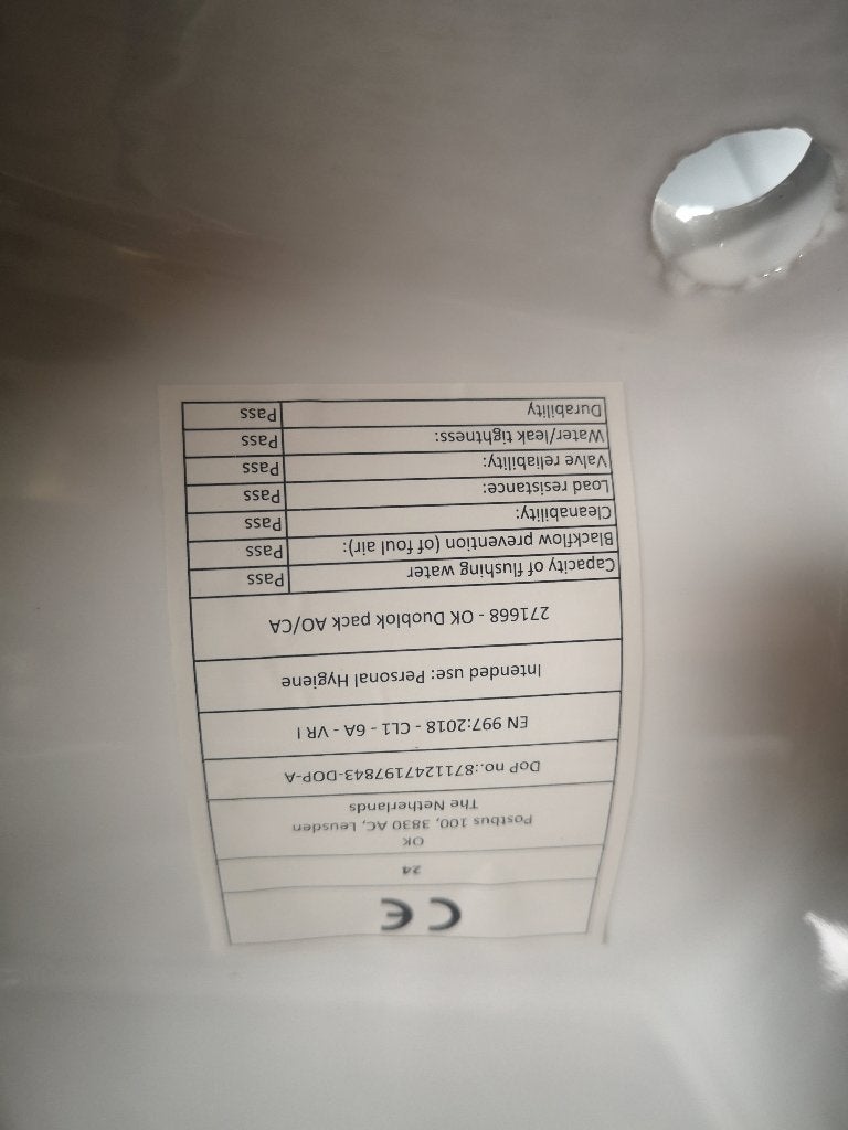 Nieuw toilet, Ophalen, Nieuw, Toilet