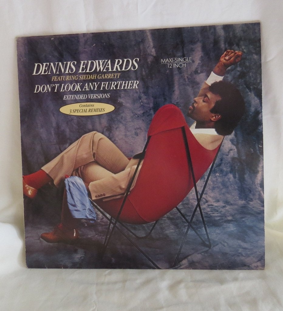 Dennis Edwards – Don't Look Any Further (Maxi-single - 12"), Cd's en Dvd's, Gebruikt, Ophalen of Verzenden, 12 inch, Overige typen