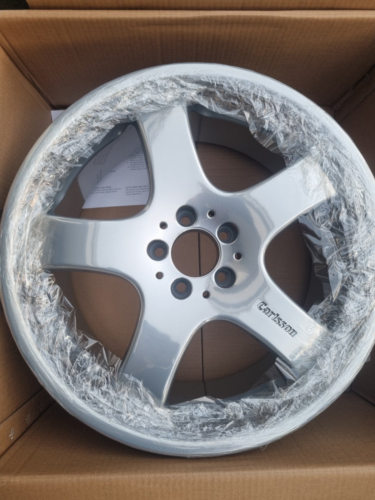 MERCEDES CARLSSON 20 INCH VELGEN IN NIEUWSTAAT 9,5J ET45, Ophalen, 20 inch, Velg(en)