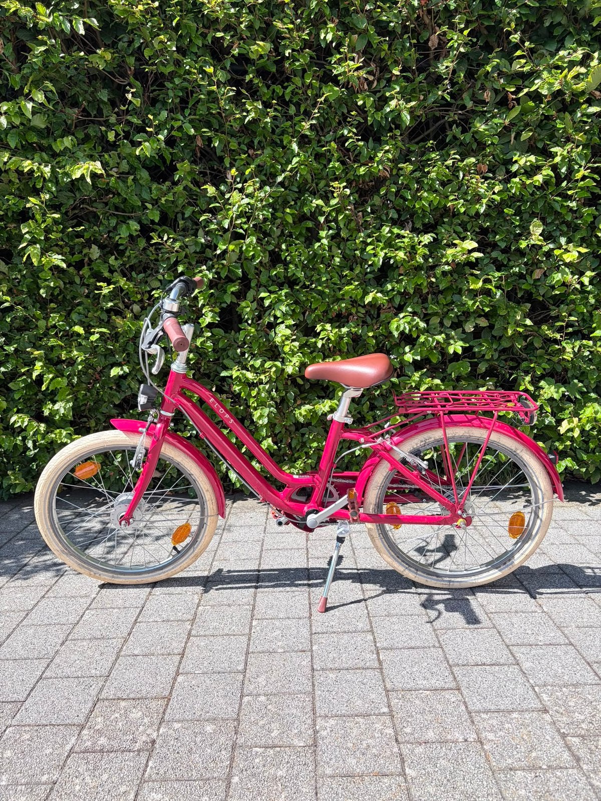 Meisjesfiets 20 inch, Fietsen en Brommers, Ophalen, Velgrem, Versnellingen, Zo goed als nieuw