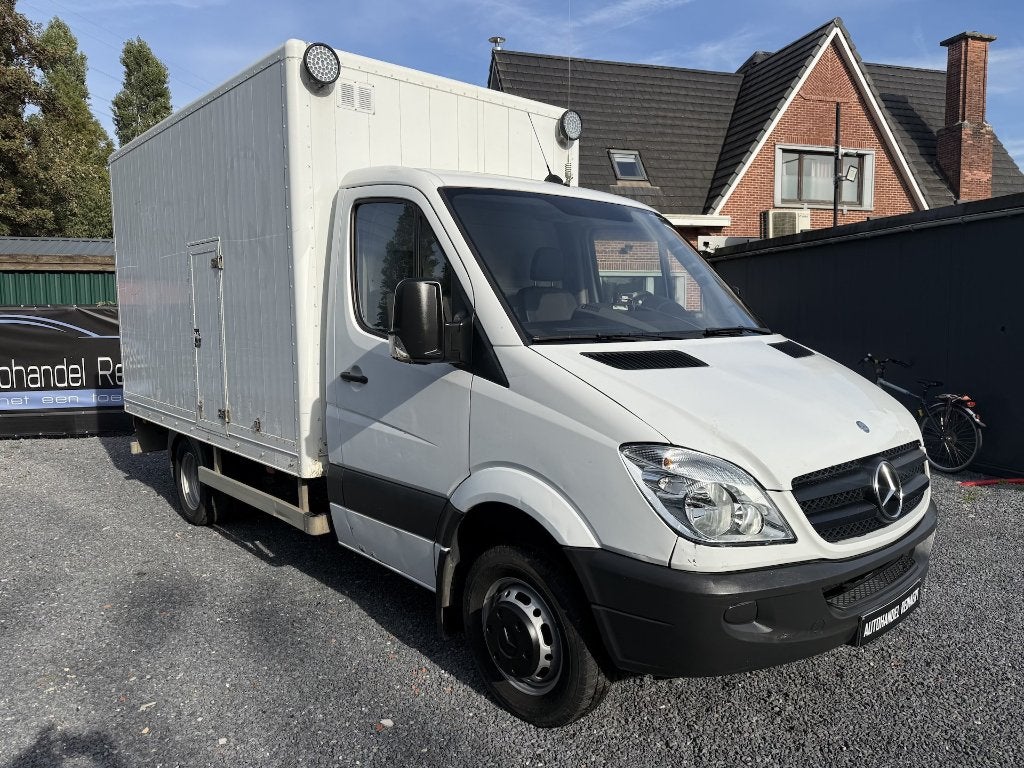 Mercedes Sprinter 511 2.2D, 2007, 88.000km, Laadbak, Dubbele, Autos, Cuir, Achat, 4 portes, Entreprise