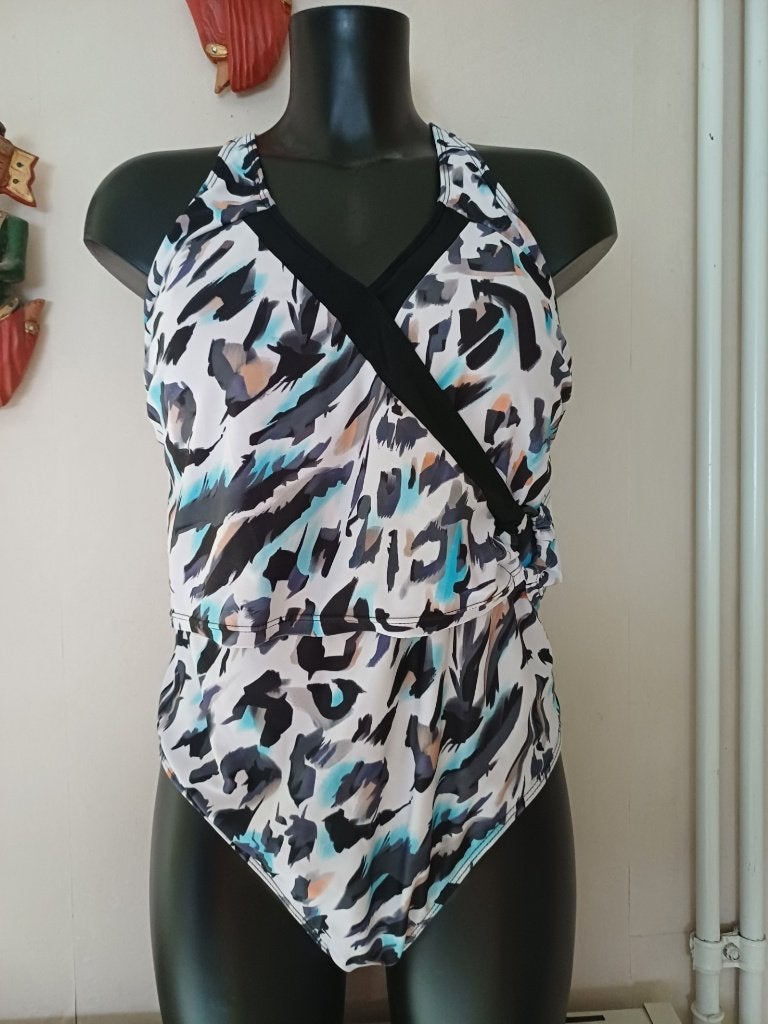 dames badpak in nieuwstaat maat 46, Kleding | Dames, Ophalen of Verzenden, Zo goed als nieuw, Meerkleurig, Badpak
