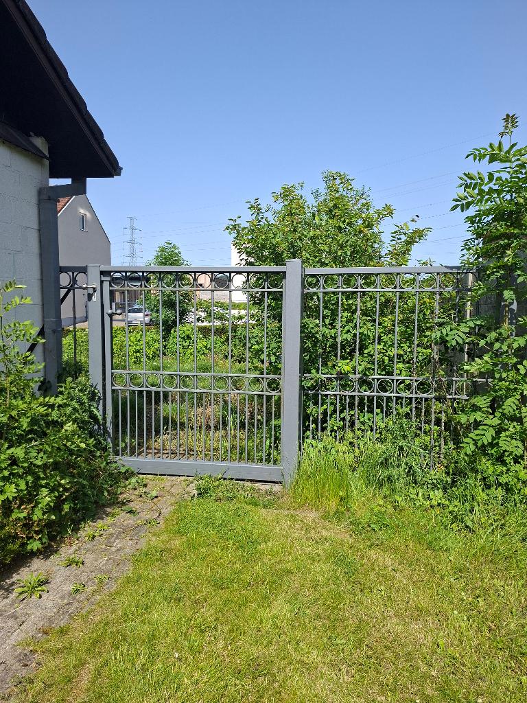 Metalen schuifpoort hoge kwaliteit, Tuin en Terras, Ophalen, Zo goed als nieuw, Overige materialen, Overige typen