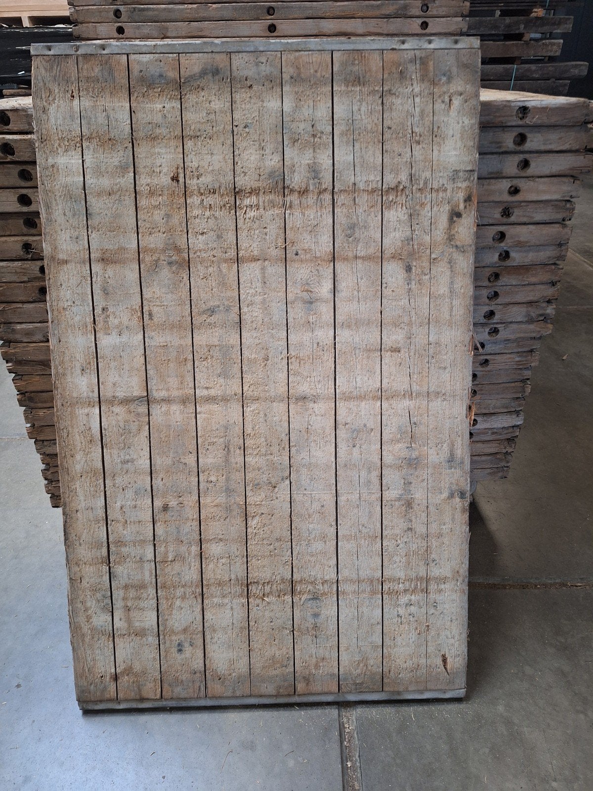 steenschotten  85x135cm vloer vlonder  terras, Ophalen, Hout