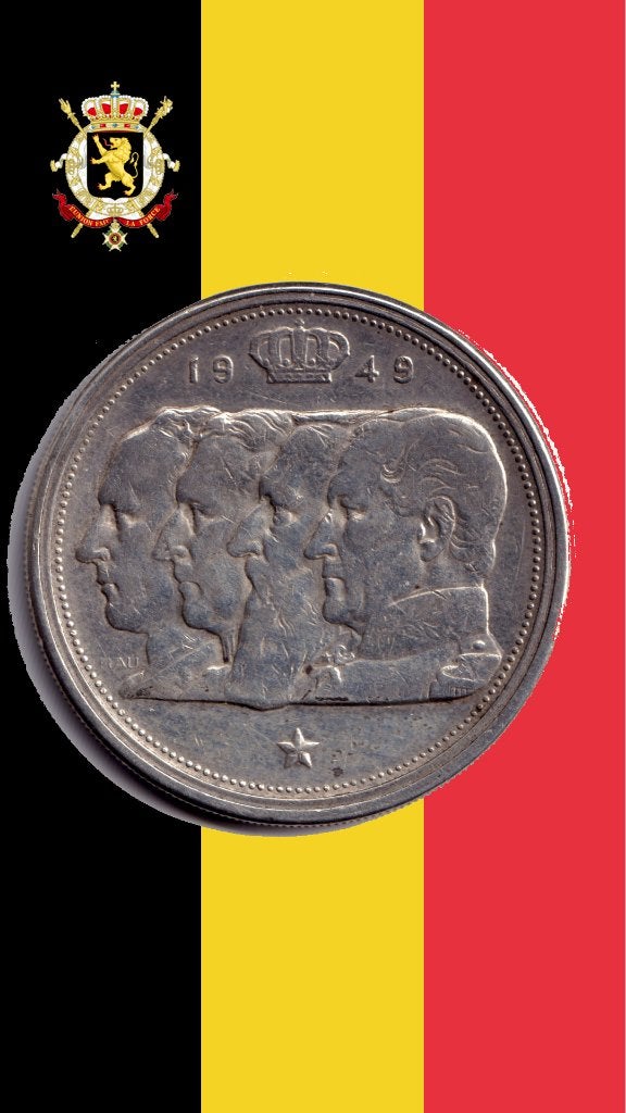 100 francs 1949 VL (FRAPPE MÉDAILLE - rare) - Prince Karel, Timbres & Monnaies, Monnaies | Belgique, Monnaie en vrac, Argent, Argent