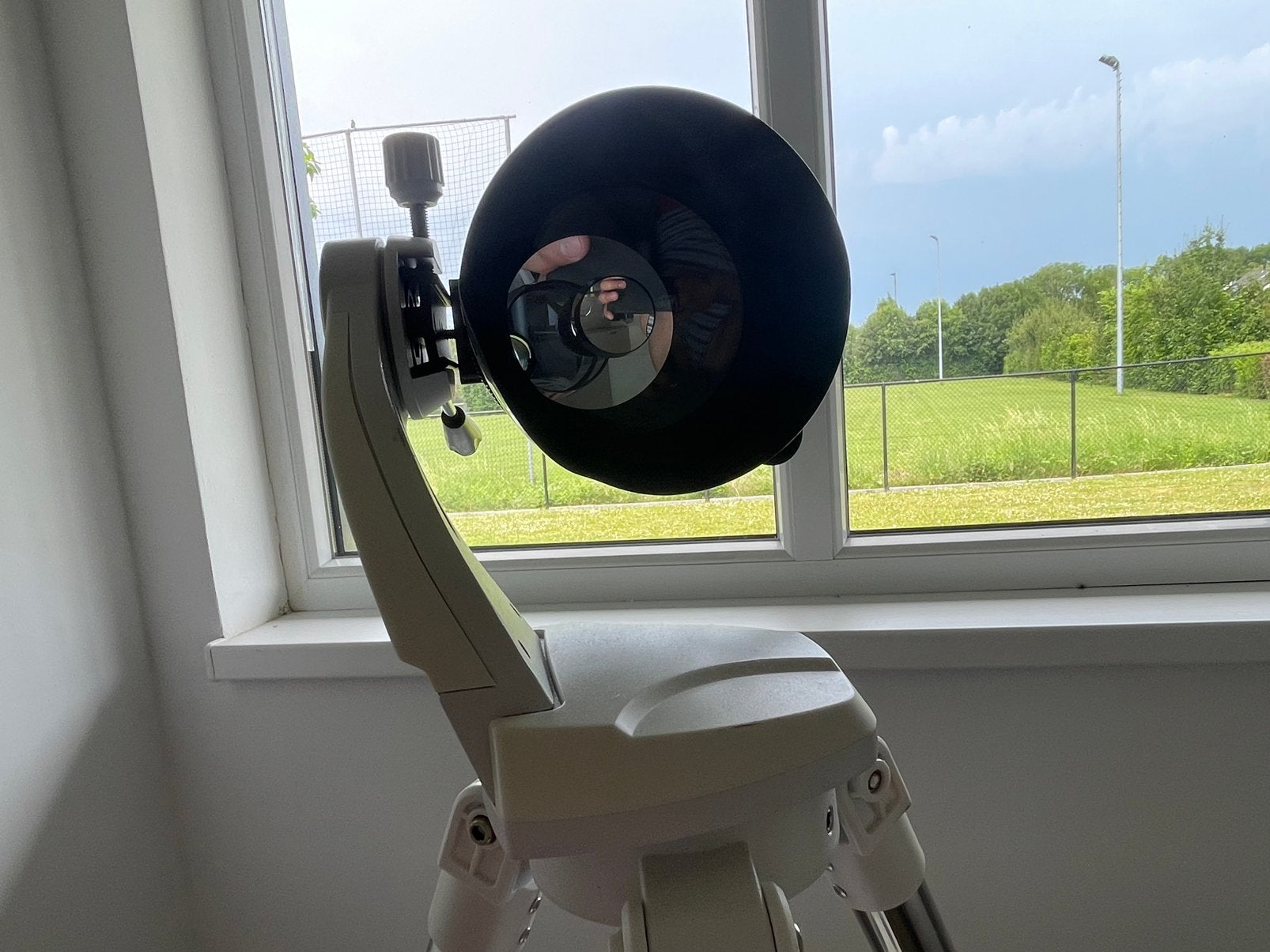 Vintage rare Celestron C90 telescoop met Bresser montering, Ophalen of Verzenden, Zo goed als nieuw