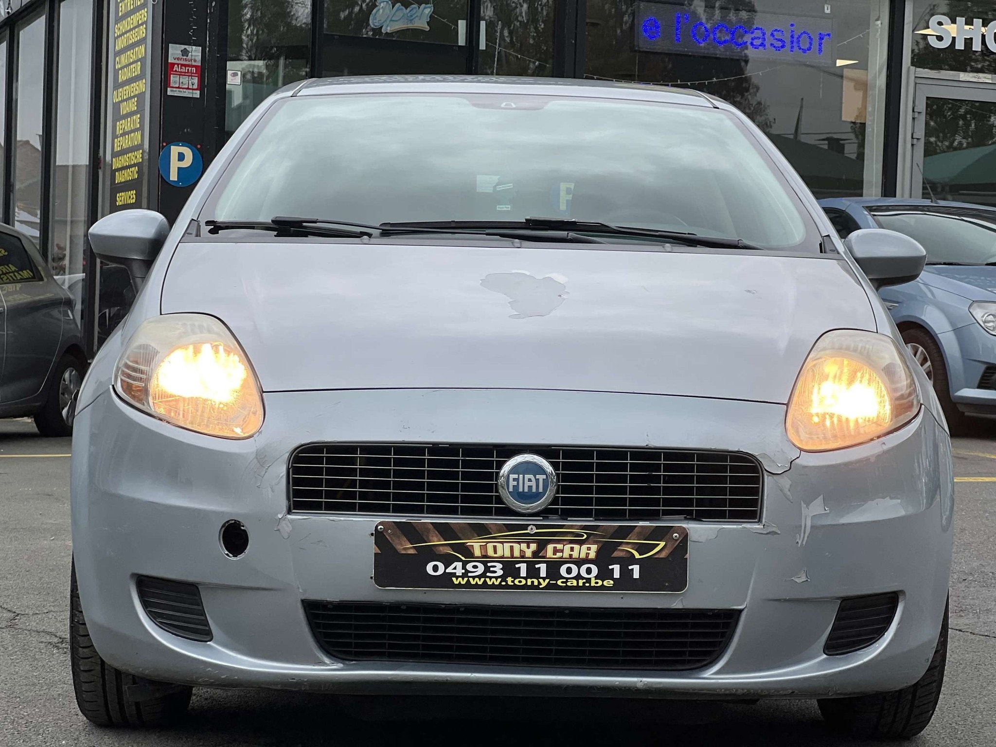 Fiat Punto Punto 1.2i*Contrôle Technique Car-passe, Auto's, Voorwielaandrijving, Automatische klimaatregeling, Stof, Gebruikt