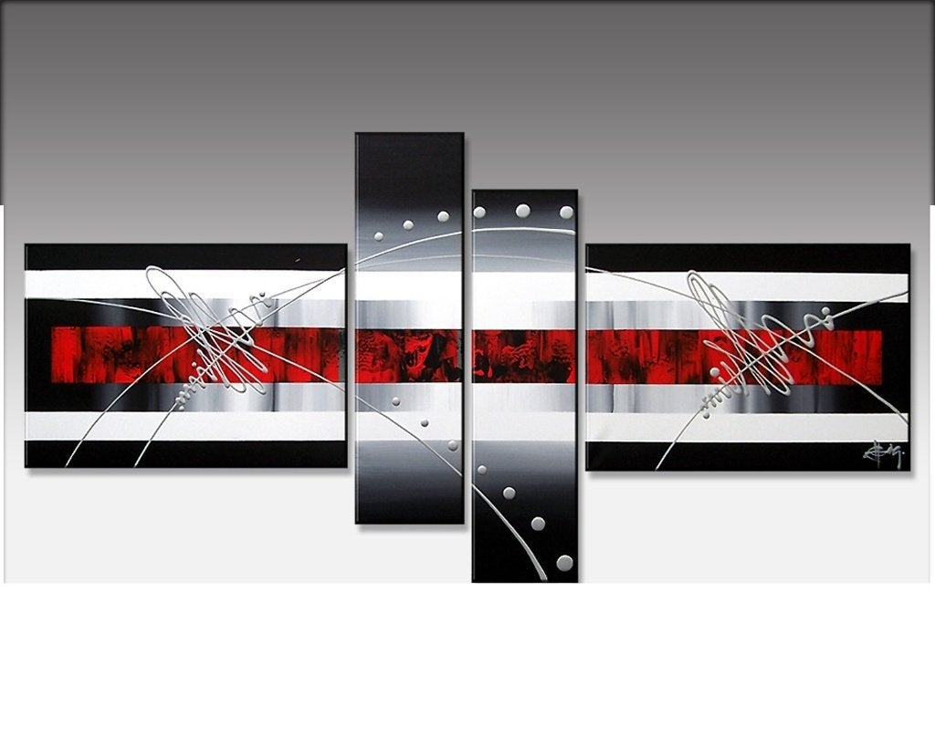 ... Forex ...  Acryl 5 luik 180 cm x 100 cm van Gia Hung, Antiquités & Art, Art | Peinture | Moderne, Abstrait, Peinture acrylique