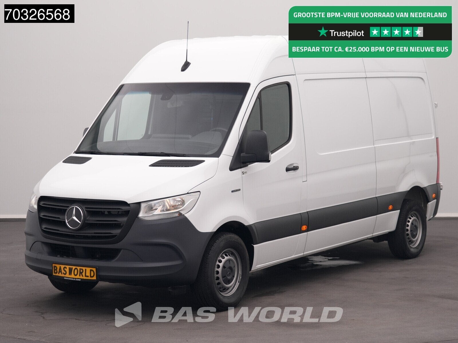 Mercedes eSprinter 312 112 L2H2 100% Elektrisch 55kWh 168km, Automaat, Stof, Gebruikt, Electronic Stability Program (ESP)