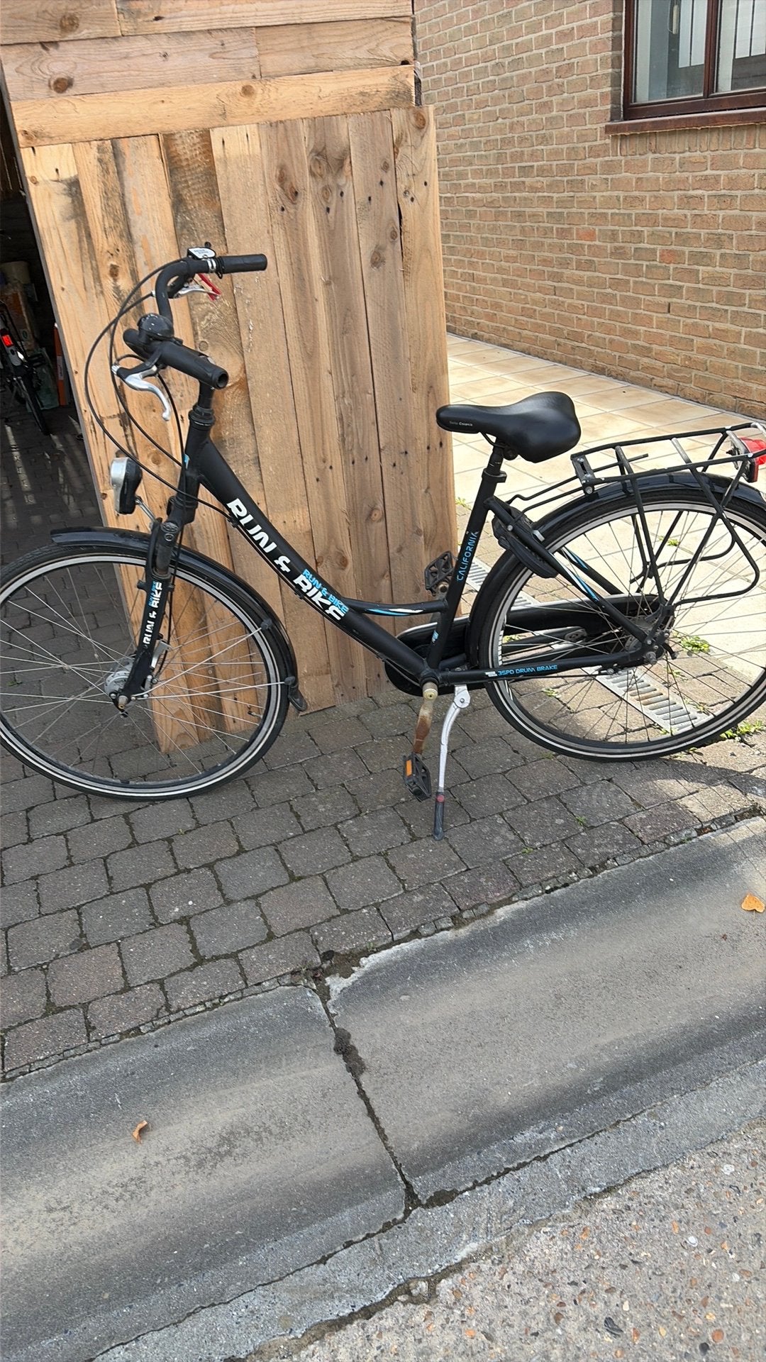 Dames fiets, Ophalen, Gebruikt