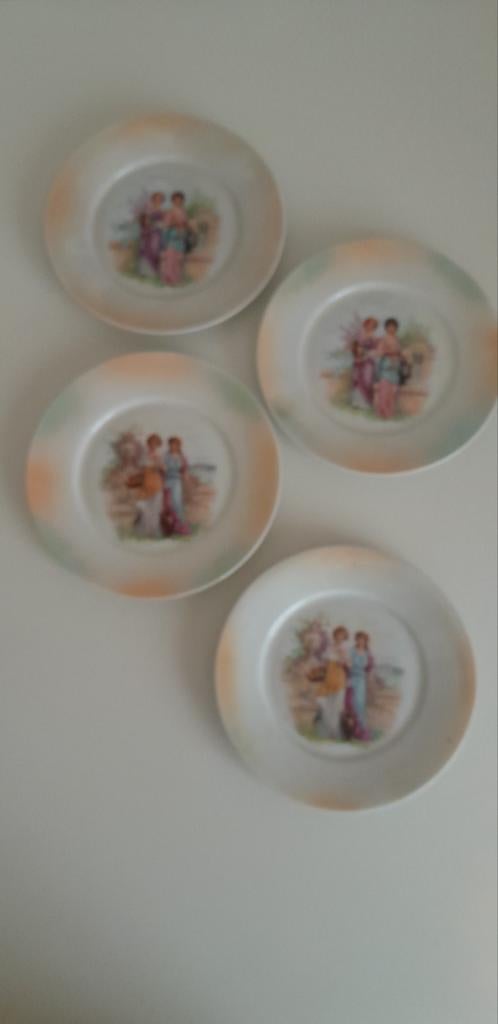 Antieke bordjes, Ophalen