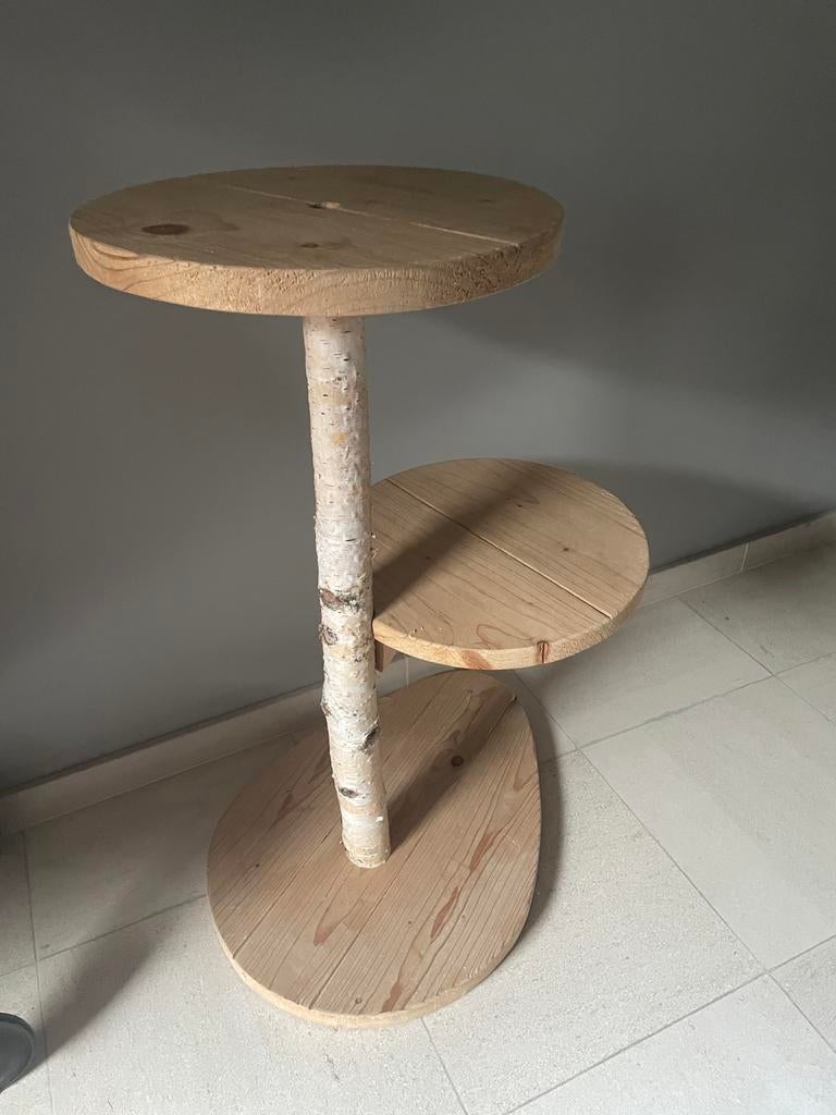 Houten krabpaal of plantenrek 87 cm hoog, Dieren en Toebehoren, Krabmeubelen, Ophalen, Gebruikt, Krabpaal