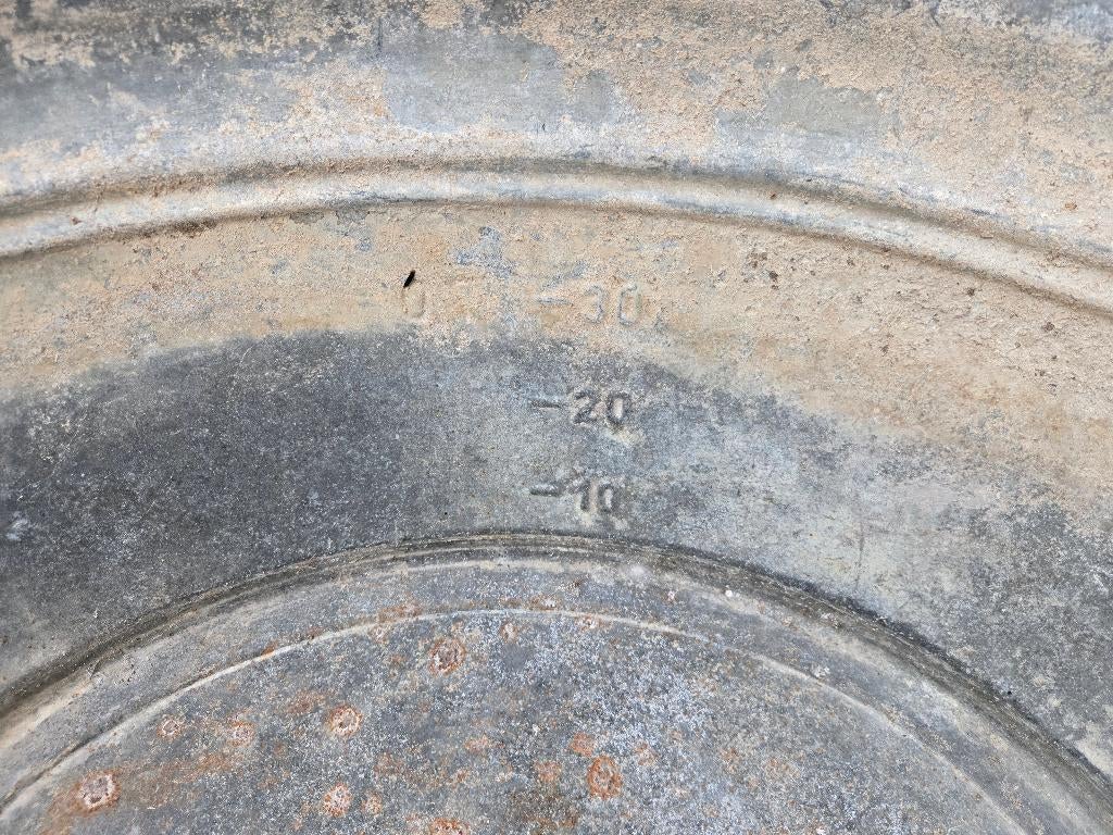 Bac de ferme galvanisé, Enlèvement, Utilisé