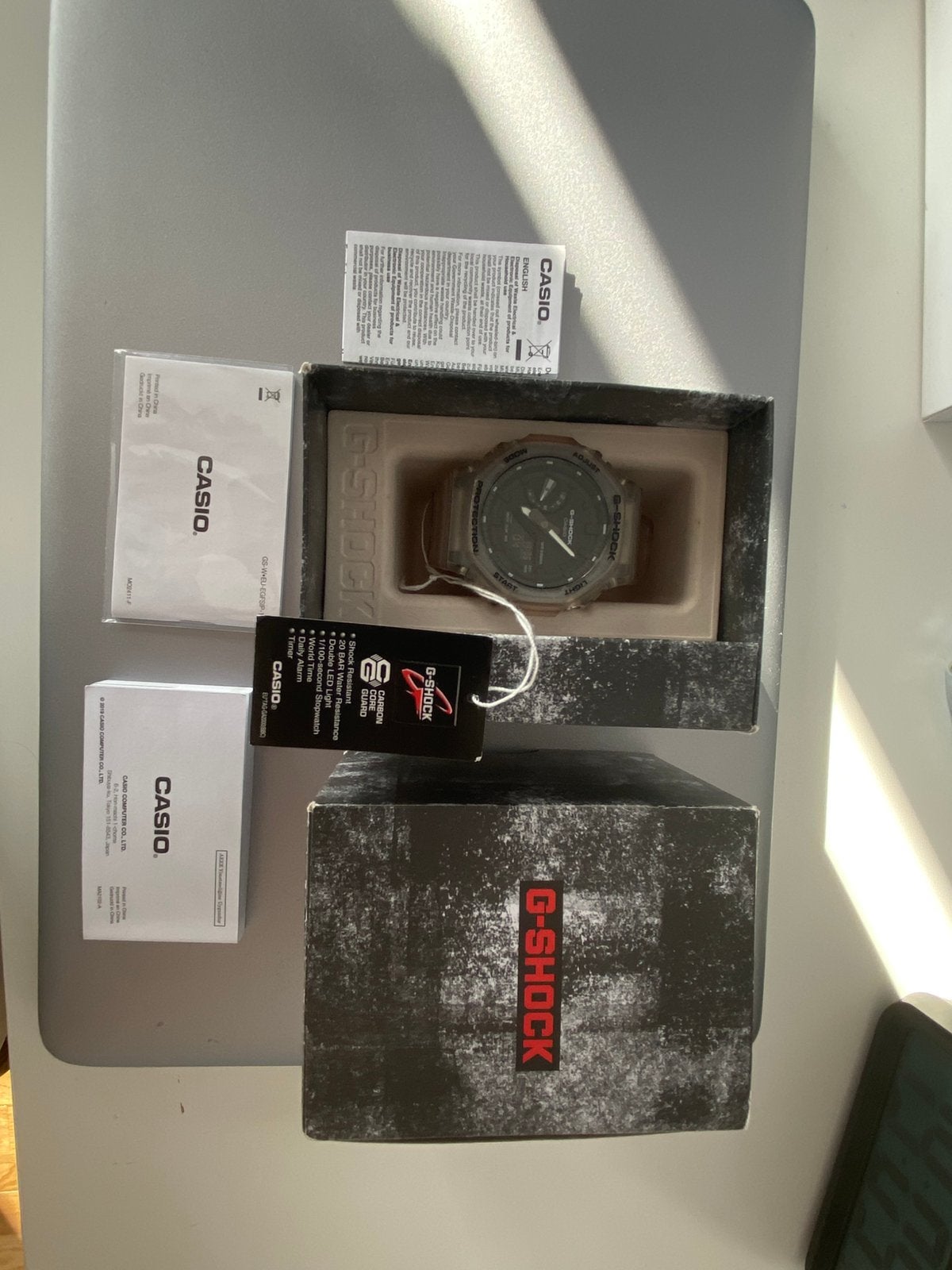 G-SHOCK GA-2100SKE-7AER transparent, Huis en Inrichting, Woonaccessoires | Wandplanken en Boekenplanken, Ophalen, Nieuw