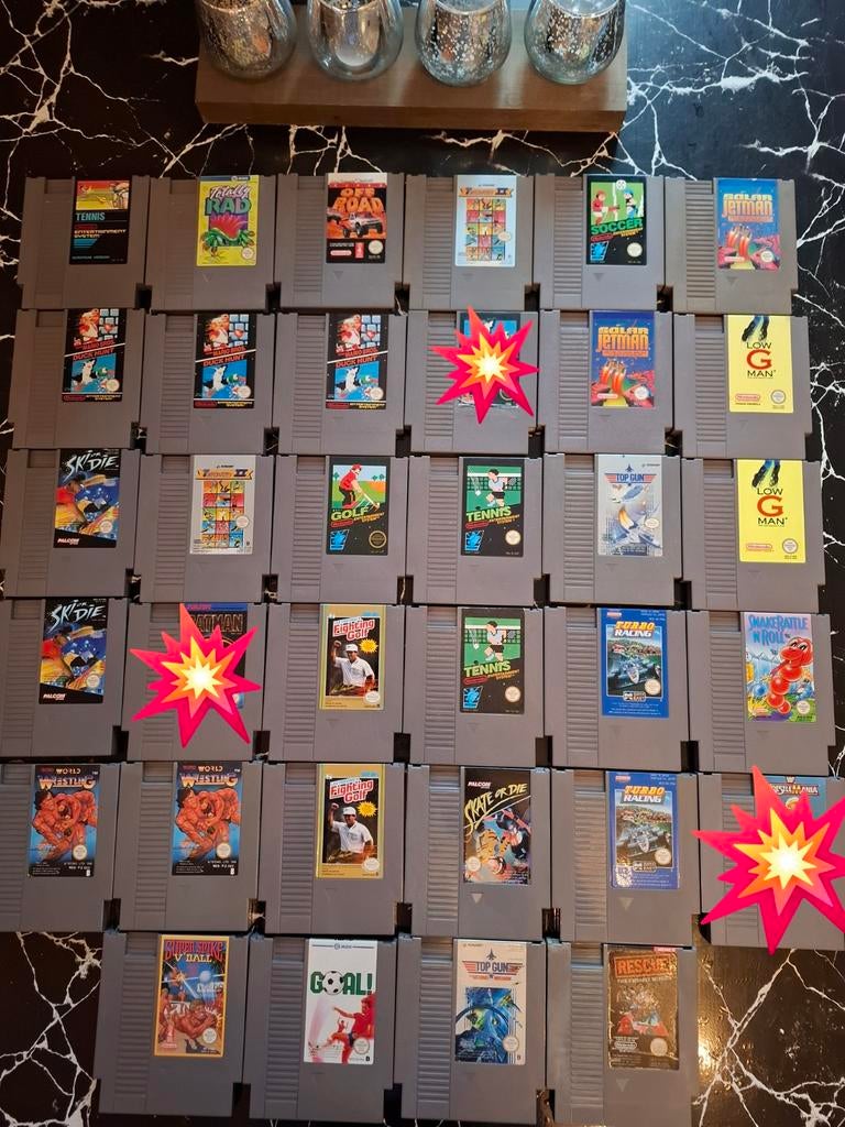31 Nintendo Nes-spellen!, Ophalen of Verzenden