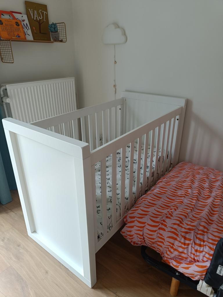 Kinderbedje 120 x 60 cm, Ophalen