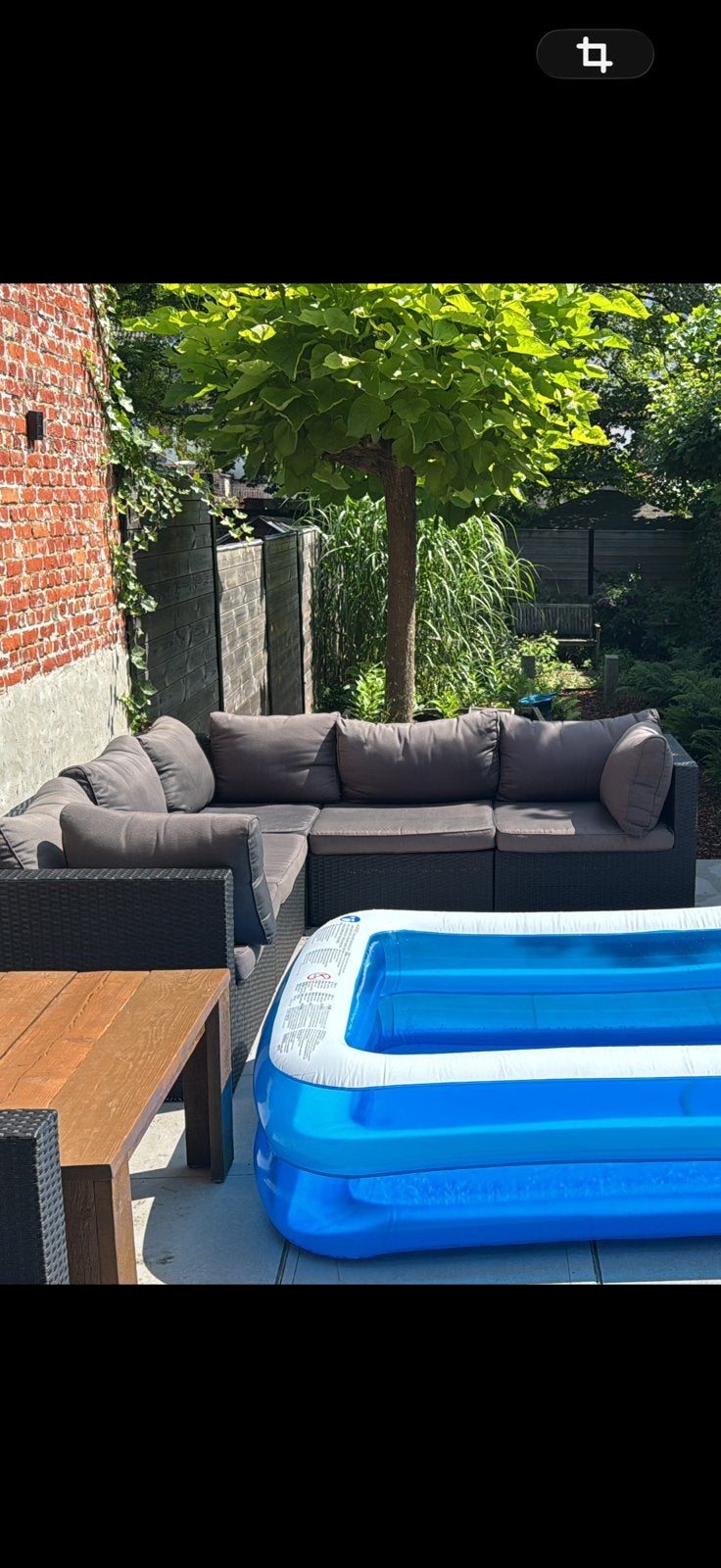 Lounge set, Jardin & Terrasse, Ensembles de jardin, Osier, Enlèvement, Utilisé, Sets de jardin