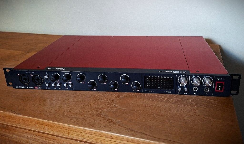 Focusrite 18i20 geluidskaart, Audio, Tv en Foto, Ophalen of Verzenden, Gebruikt, Audio