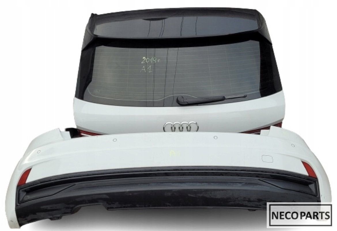 ACHTERBUMPER AUDI A1 82A BUMPER ACHTERKLEP ALLES LEVERBAAR!!, Gebruikt, -, -, Bumper