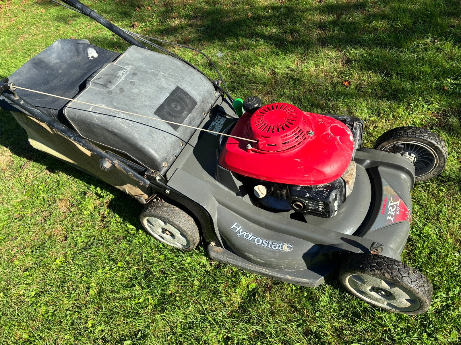 Tondeuse Honda HRX 537, Enlèvement, Comme neuf