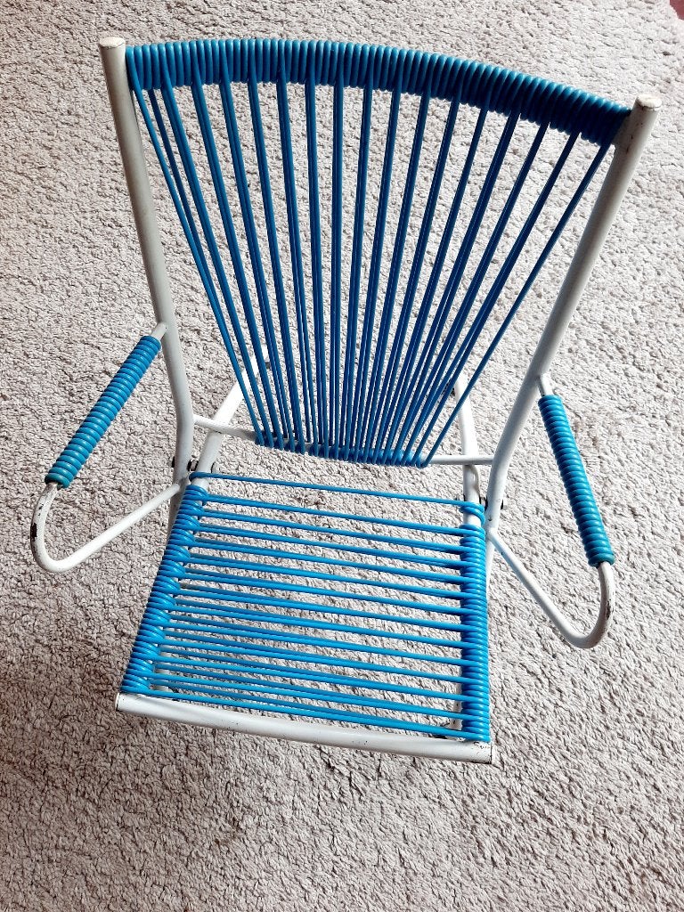 Vintage spaghetti kinder klapstoeltje, Enlèvement