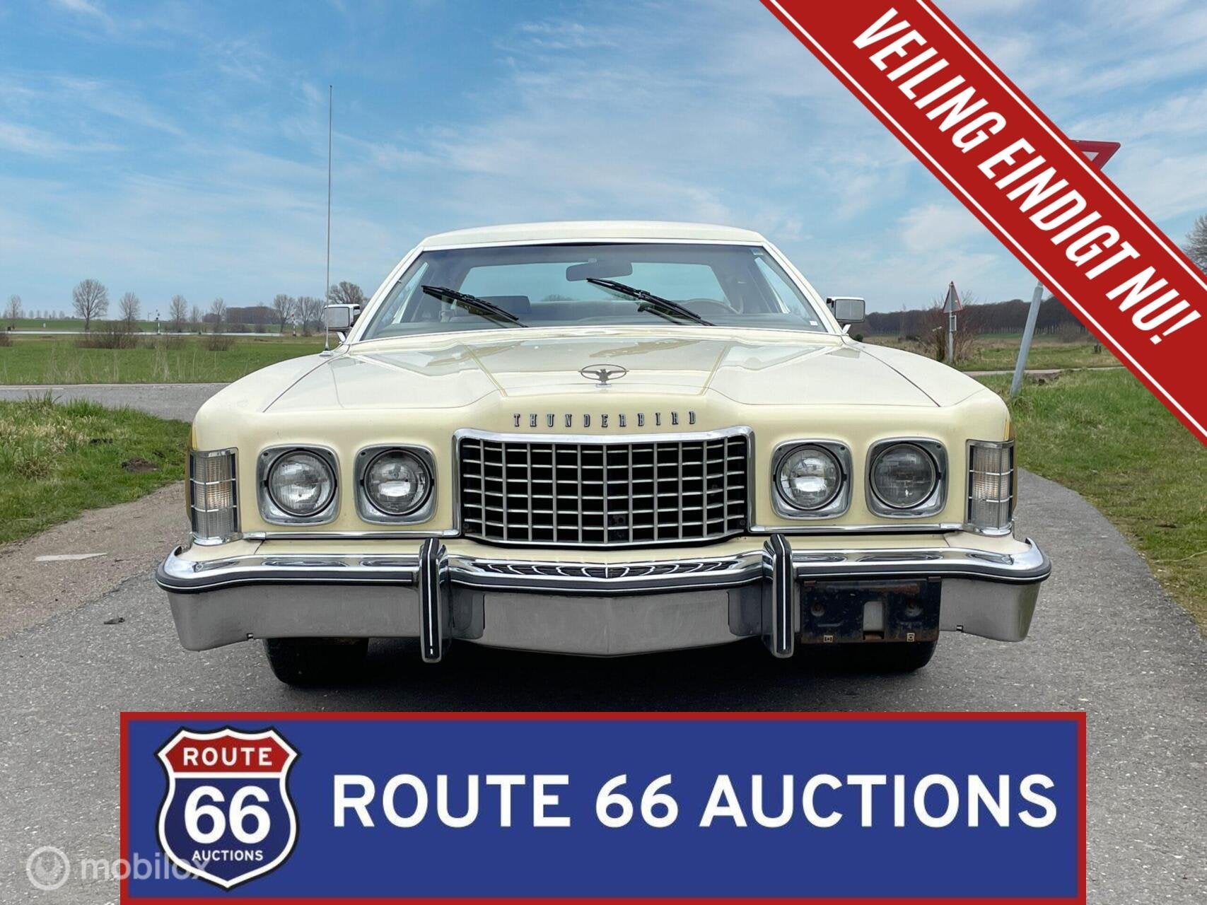 Ford Thunderbird | 1976 | Route 66 Auctions, Zwart, Bedrijf, Handgeschakeld, Overige carrosserie