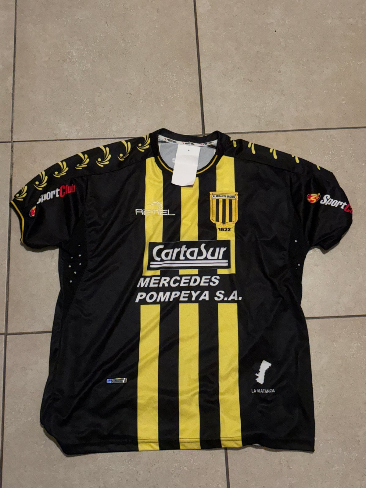 Almirante Brown 2024 Voetbalshirt (Zeldzaam Argentinië, Maat L, Ophalen, Nieuw, Shirt