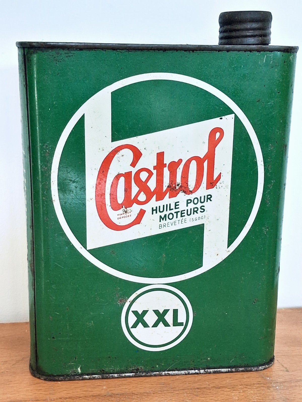 vintage olieblik CASTROL XXL, Verzamelen, Ophalen of Verzenden, Gebruikt