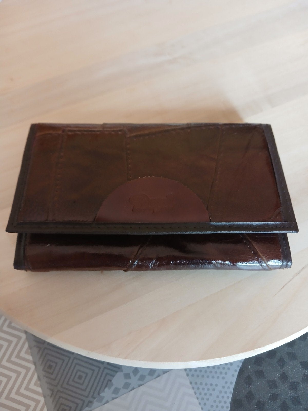 portefeuille, Ophalen, Nieuw, Bruin, Leder