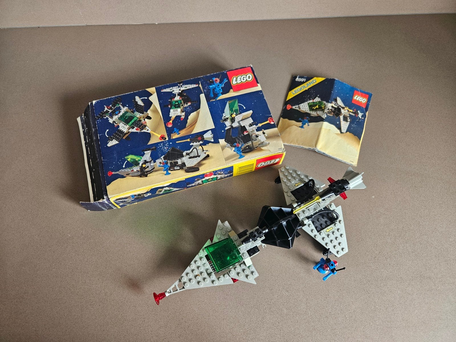 lego ruimte 6891, complete set, doos en instructieboekje, Ophalen of Verzenden, Gebruikt