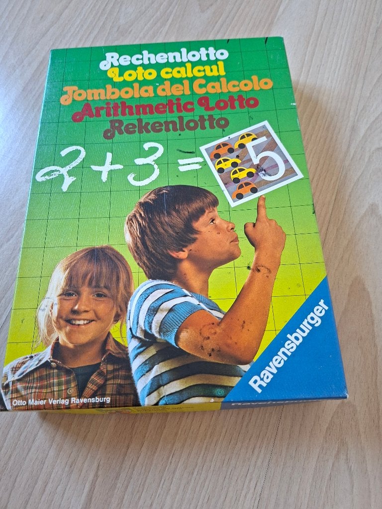 Vintage Ravensburger - Rekenlotto (1980), Hobby & Loisirs créatifs, Jeux de société | Jeux de plateau, Enlèvement ou Envoi