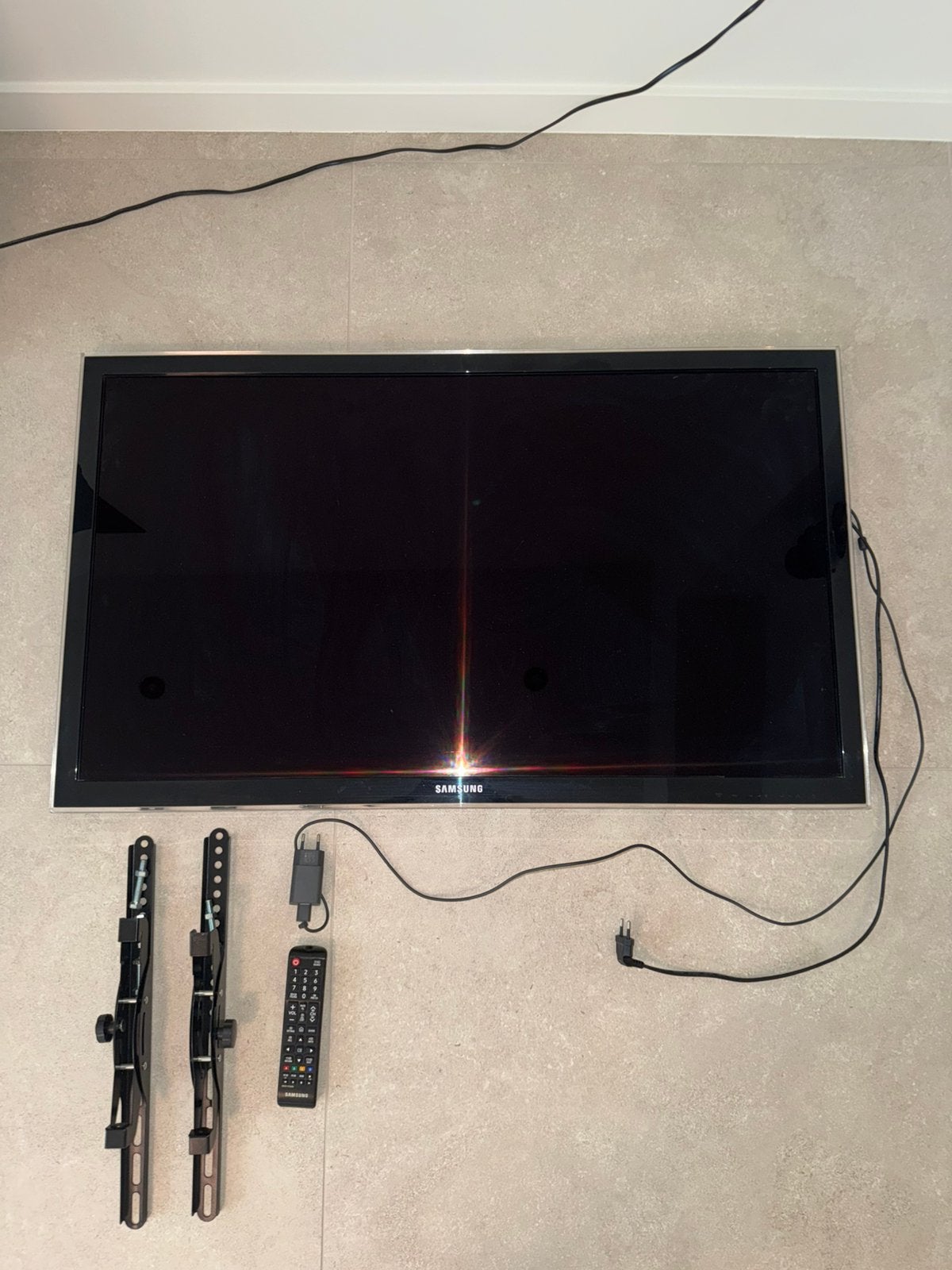 TV samsung 40 inch + beugel + afstandbediening, Audio, Tv en Foto, Televisies, Ophalen, Zo goed als nieuw, Samsung