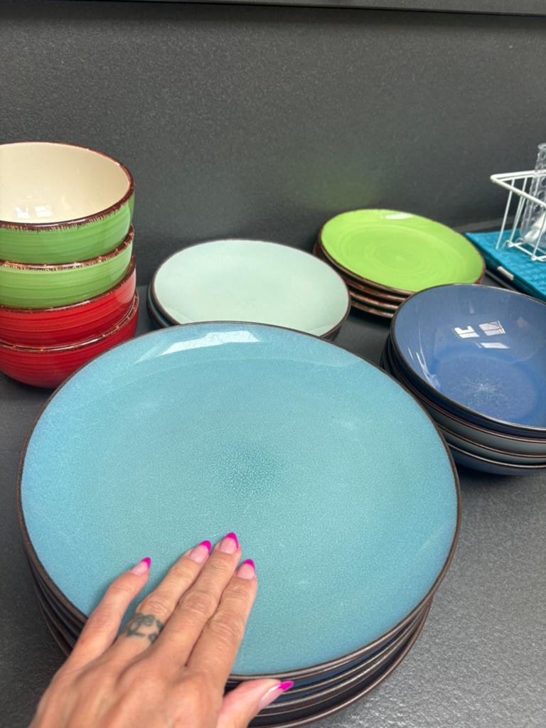 Servies kleuren, Maison & Meubles, Cuisine | Vaisselle, Assiettes(s), Enlèvement, Utilisé, Autres matériaux