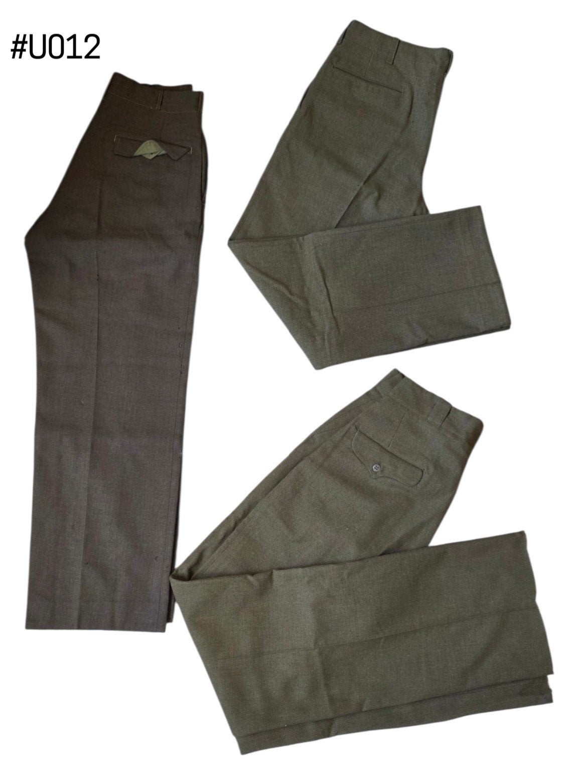 US WWII M-1937 Wool Trousers, French Made & US Made, Verzamelen, Militaria | Tweede Wereldoorlog, Ophalen of Verzenden, Landmacht