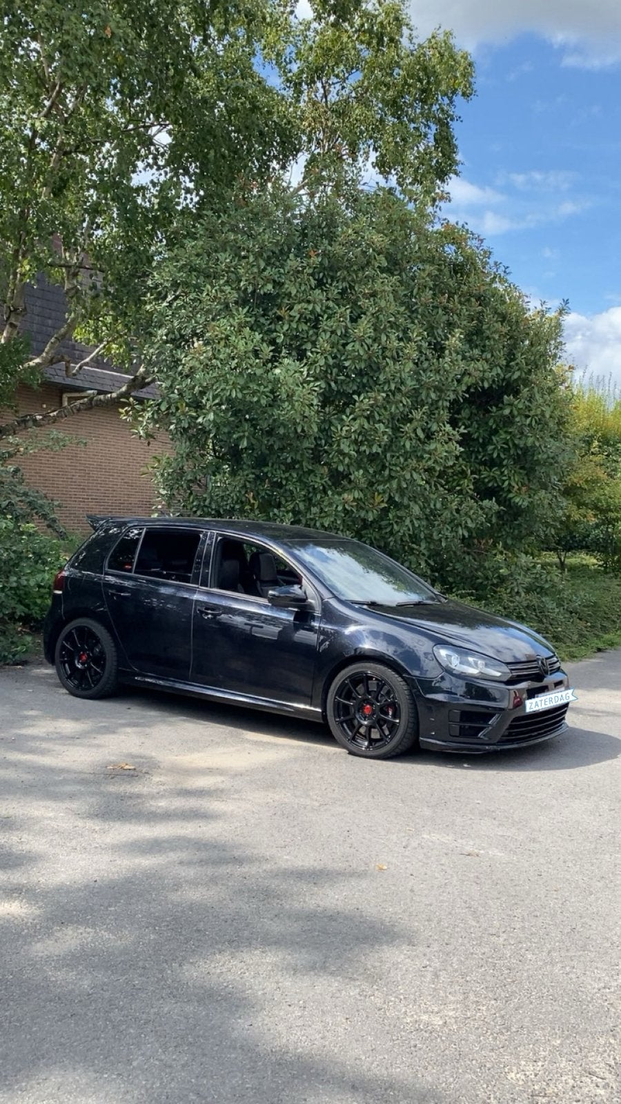 Golf gti 6, Zwart, 4 cilinders, Zwart, Leder