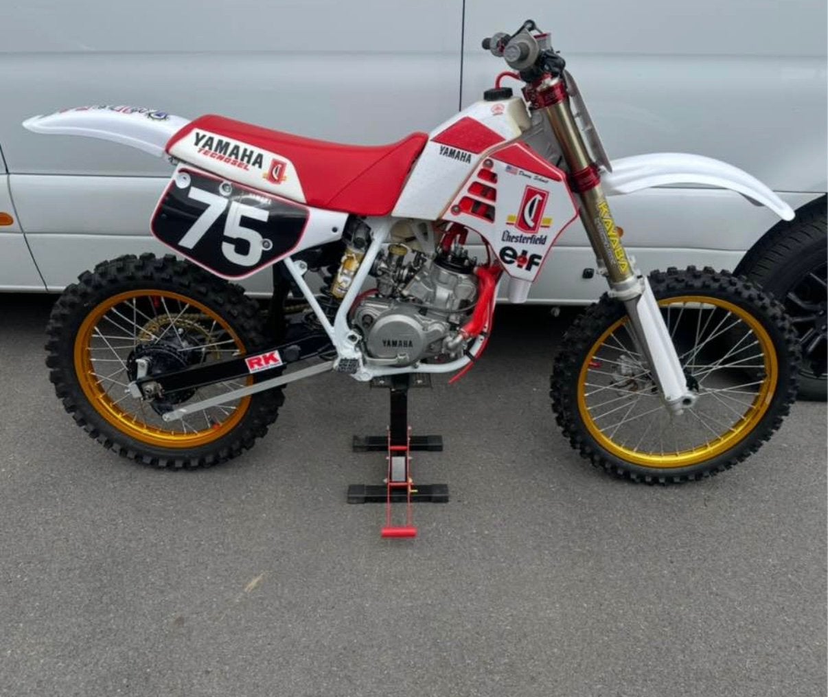 Yamaha yz250 1987, Ophalen of Verzenden, Zo goed als nieuw, 250 cc
