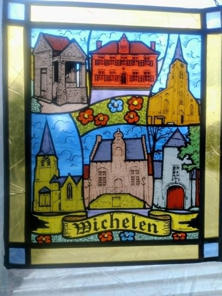 Glasraam wichelen, Ophalen