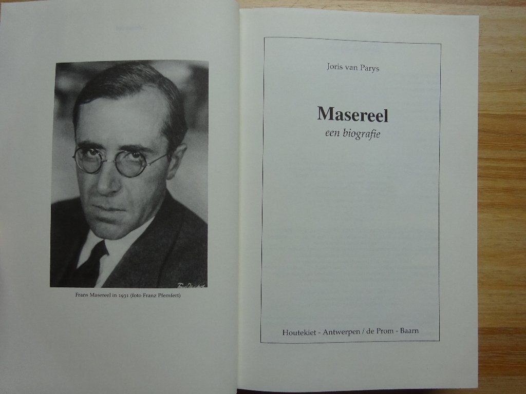 Masereel, een biografie, Peinture et dessin, Enlèvement ou Envoi, Comme neuf, Joris van Parys