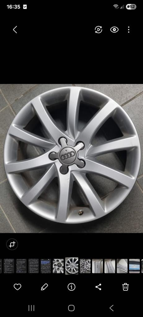 Jante origine Audi 5x112 18 en bon état, Autos : Pièces & Accessoires, Jante(s)
