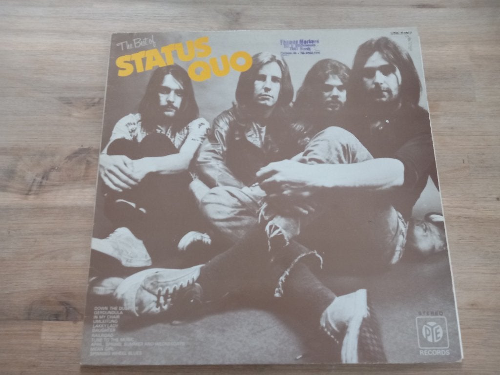 Vinyl LP Best of Status Quo Hard Rock Heavy Metal Glam Rock, Ophalen of Verzenden, 12 inch, Progressive