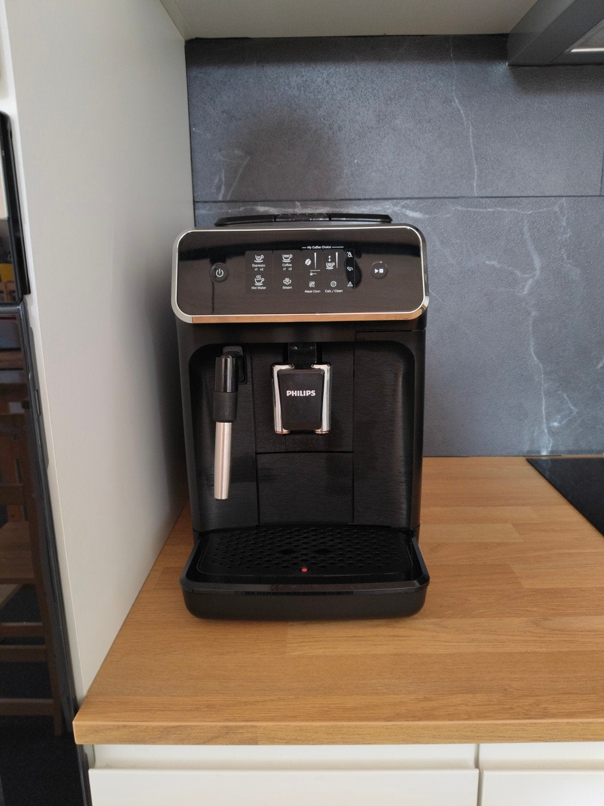 koffiemachine voor koffiebonen, Ophalen, Gebruikt, Koffiemachine, Afneembaar waterreservoir